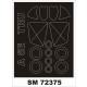 1/72 A-6E Intruder Canopy Masking for Trumpeter Kit (Outside)