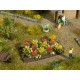 HO Scale Rose Bed (30mm x 60mm)