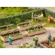 HO Scale Cold Frames with Lettuce