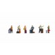 HO Scale Passengers (6 figures w/accessories)