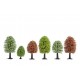 HO, TT Scale Spring Trees (10pcs, 5 - 9cm)