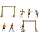 N Scale Children on the Football Ground (6 figures)