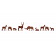N Scale Deer (7pcs)