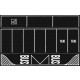 HO Scale Car Park Asphalt (2pcs, each 22 x 14 cm)