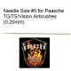 Needle Size #0 for Paasche TG/TS/Vision Airbrushes (0.20mm)