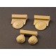 1/35 Drive Wheels with Transmission for German Panzer II Tank