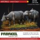 1/35 Water Buffalos in Vietnam Era (2pcs)