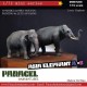 1/72 Asian Elephants Set (2 resin elephants)