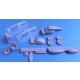 1/72 Supermarine Spitfire PR Type C-G Conversion Set + Vacu Canopy + Decals for Airfix kit