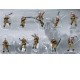 1/144 WWII Russian Soldiers (10 figures, Pre-painted)