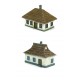1/144 Ukrainian Houses (Painted, 2 Buildings with Different Sizes)