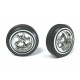 1/24 Chrome Sovereign's Rims/Tyres (4pcs)