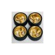 1/24 Tri-Blades Rims w/Tyres Gold (4pcs)