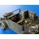 Conversion Set for 1/35 Kubelwagen Radio Car Kfz.2 for Tamiya kit