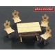 1/35 Country Furniture - Table & Chairs