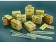 1/48 US Ammunition Boxes w/Belts for 12.7mm Ammunition in Strips