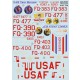 1/48 North American F-82 Twin Mustang Decals