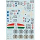 Decals for 1/48 Fiat G.50 Freccia Part.1