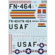 Decals for 1/48 Lockheed F-80 Shooting Star Part 2