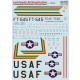 Decal for 1/48 Lockheed F-80 Shooting Star Part 4