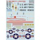 1/48 US Air Forces F-4 Phantom. Decal Part 2