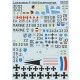 Decals for 1/72 Lockheed F-104 Starfigter