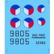Decal for 1/32 CZAF Mikoyan-Gurevich MiG-21MF
