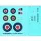 Decal for 1/32 Gloster Meteor Fighter Aircraft Vol.II