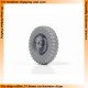 1/35 Kubelwagen Wheels (5pcs w/Off-road Tread Pattern 2) with Wheel Mask