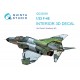 1/32 Cold War F-4E Phantom II 3D-Printed & Coloured Interior on Decal Paper for Revell
