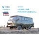 1/35 UAZ-3909 3D-Printed &amp; Coloured Interior on Decal Paper for Zvezda kits