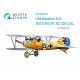 1/48 Albatros D.V 3D-Printed & Coloured Interior on Decal Paper for Eduard kits