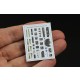 1/72 Bf 110G2/4 Interior 3D Decal for Eduard kits