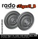 1/35 Tiger II B Correct Wheel Discs (early-mid) for Rye Field Model