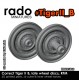 1/35 TIger II B Correct Wheel Discs (late) for Rye Field Model