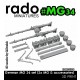 1/35 German MG34 set (drum magazine holders, barrel cases etc.)