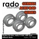 1/35 Sd.kfz. 234 Rims (2x early, 2x late)