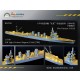 1/700 IJN Light Cruiser Nagara 1944 Detail-up set for Tamiya 31322 kit (7 PE sheets)