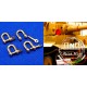 Shackles (4pcs) for 1/35 Military Vehicles (Especially in Tiger I&King Tiger)