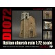 1/72 Italian Church Ruin (Resin kit)