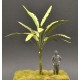 1/35, 1/48 Handmade Banana Tree with Faded Green and Yellowish-Brown Leaves (Height: 15cm)