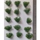 1/35 - 1/16 Plastic Plants - Wild Bushes Dark Green (15pcs)