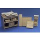 1/35 Foreman's Book Desk w/Clocking in Machine