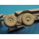 1/35 TRCU 30ton Tank Transporter Wheels for Thunder Model (8 wheels)