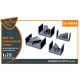 1/72 Mikoyan-Gurevich MiG-19 Undercarriage Covers for Clear Prop kits