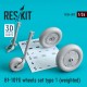 1/24 Messerschmitt Bf-109G Wheels set Type 1 (weighted) for Trumpeter kits