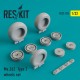1/32 Me.262 Type 2 Wheels set for Hasegawa/Revell/Trumpeter kits