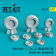 1/32 BAe Hawk T1, T1A, T2, MK50/60/100 Wheels set (weighted) for Revell kits