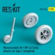 1/32 Bf-109F (G Early) Wheels set Type 2 (weighted) for Revell/Trumpeter kits