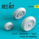 1/32 Heinkel He 162 Salamander / Spatz Wheels set (weighted) for Revell kits